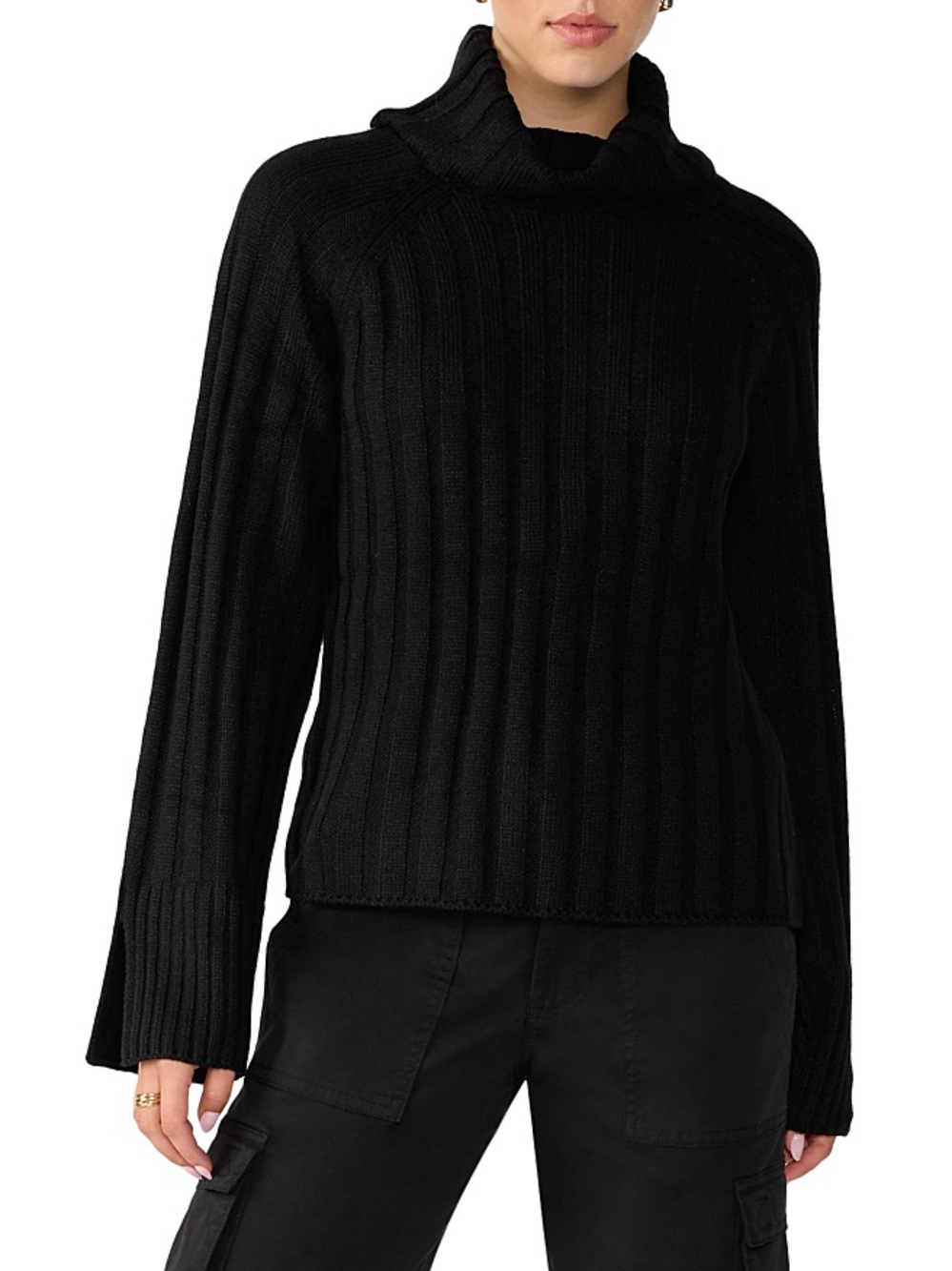 Sanctuary It's Cold Outside Ribbed Cowl Neck Sweater